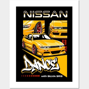 Nissan Silvia SR13 Dance Posters and Art